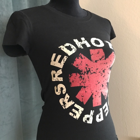 Tops - Women's Fitted RHCP Black Tee XS S
