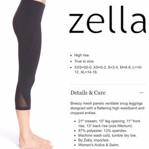 Zella high waisted netting legging