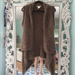 Brown Faux Fur Vest