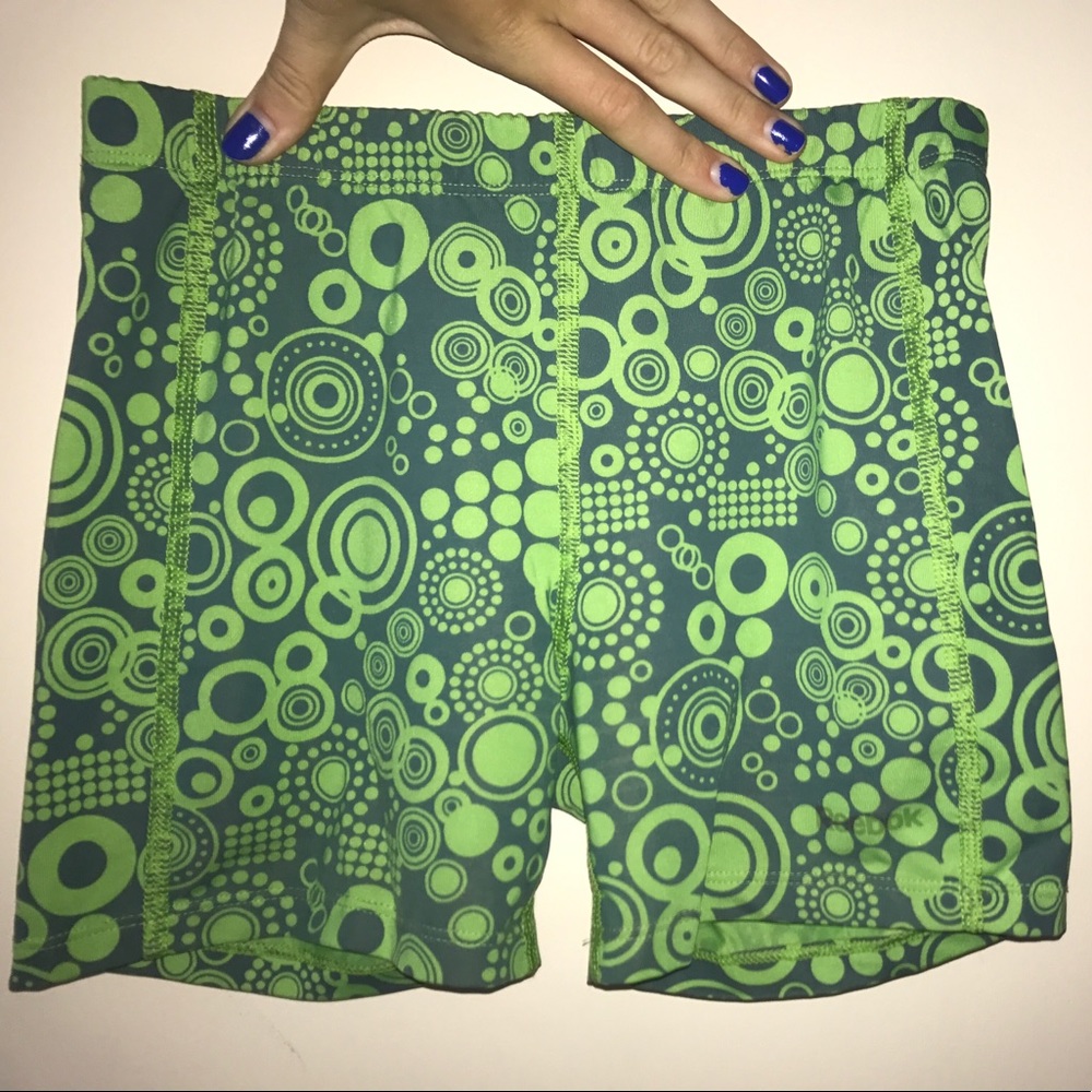 Patterned Green Spandex