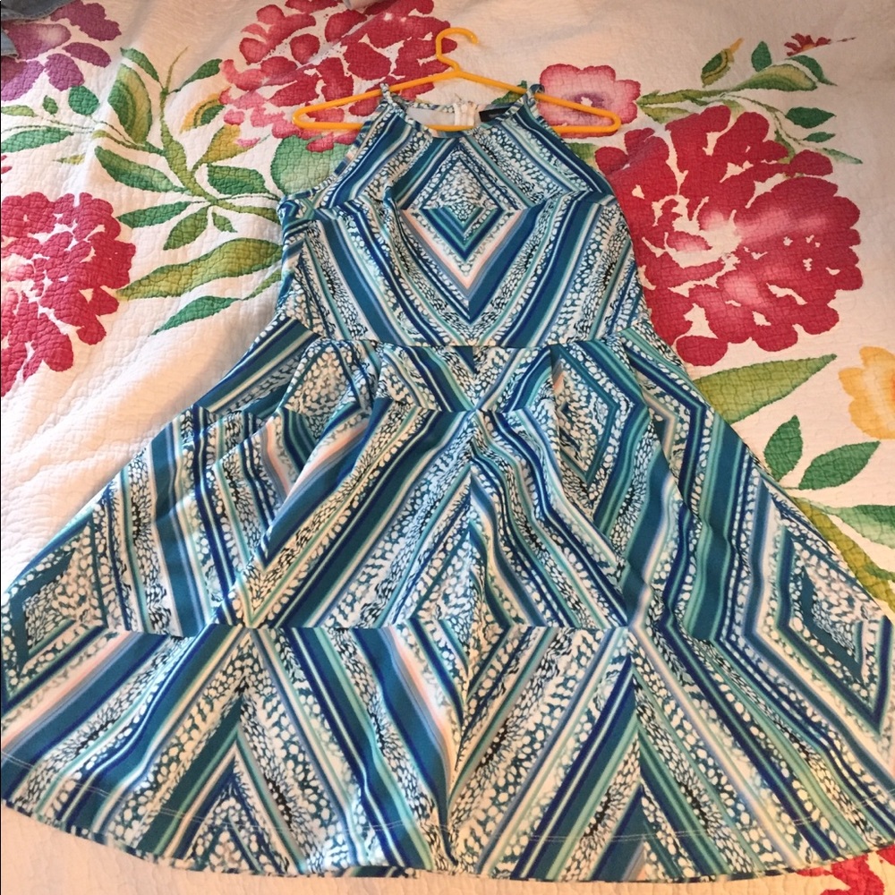 Blue and pink spring/ summer 👗 dress