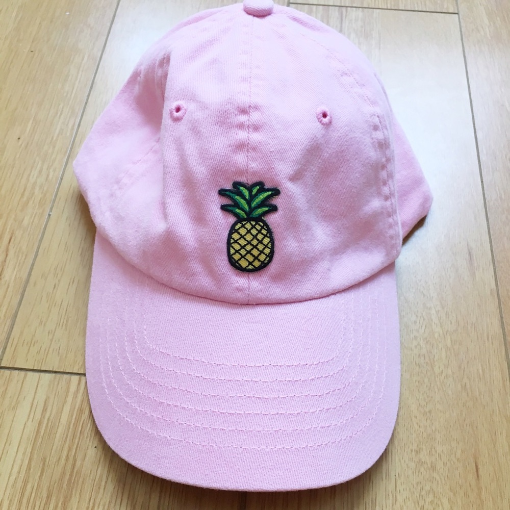 Pink Pineapple Baseball Cap Hat