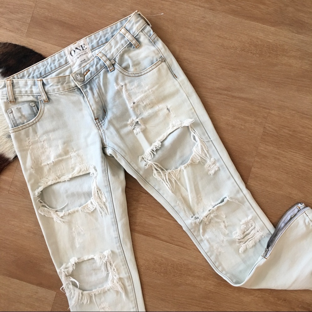 One Teaspoon Trashed Freebirds size 22