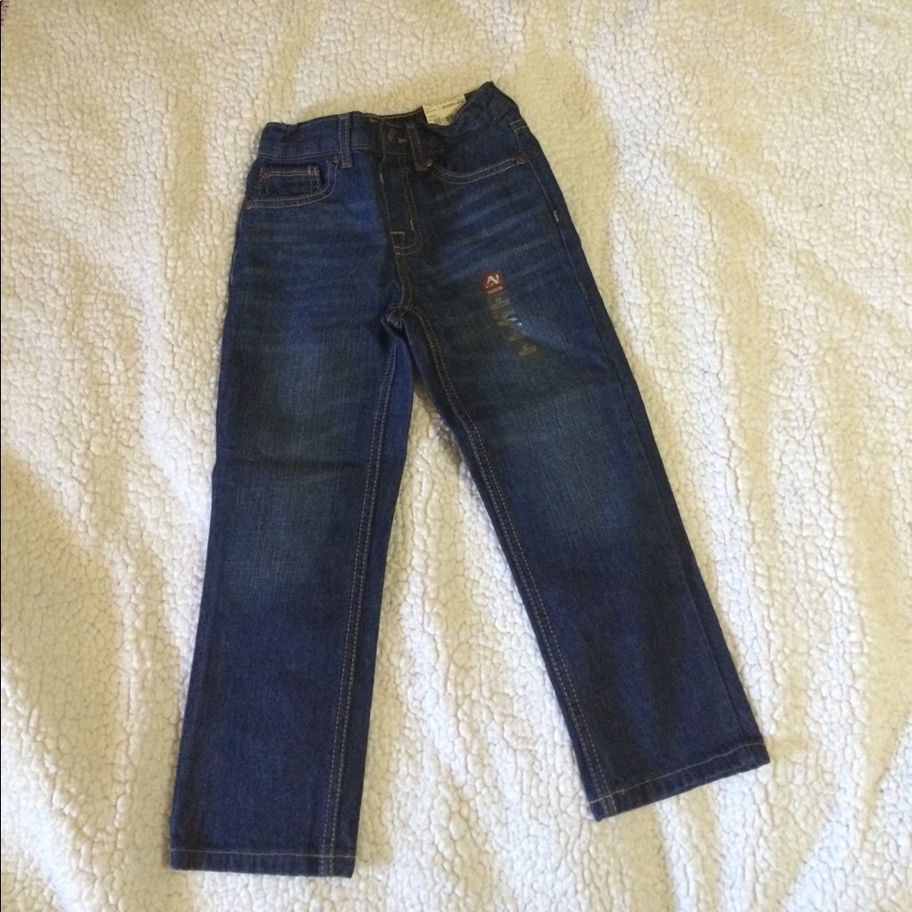 Boys 5t denim straight leg jeans.