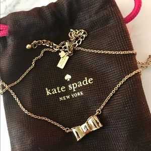 Kate Spade Gold Bow Necklace