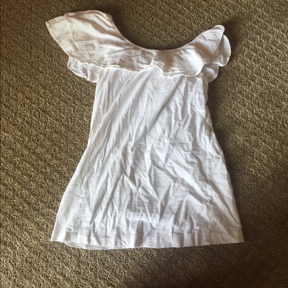 Lilly Pulitzer white shoulder top