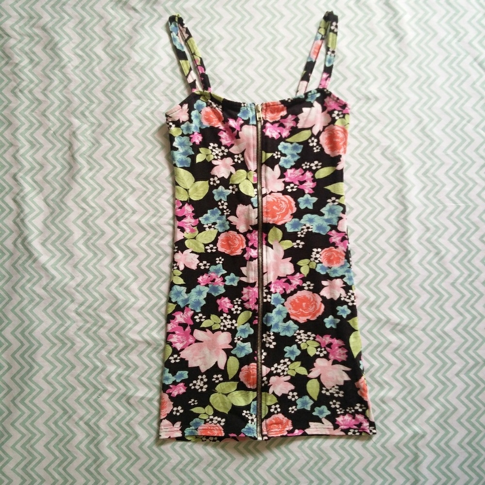 H&M Floral Bodycon Dress