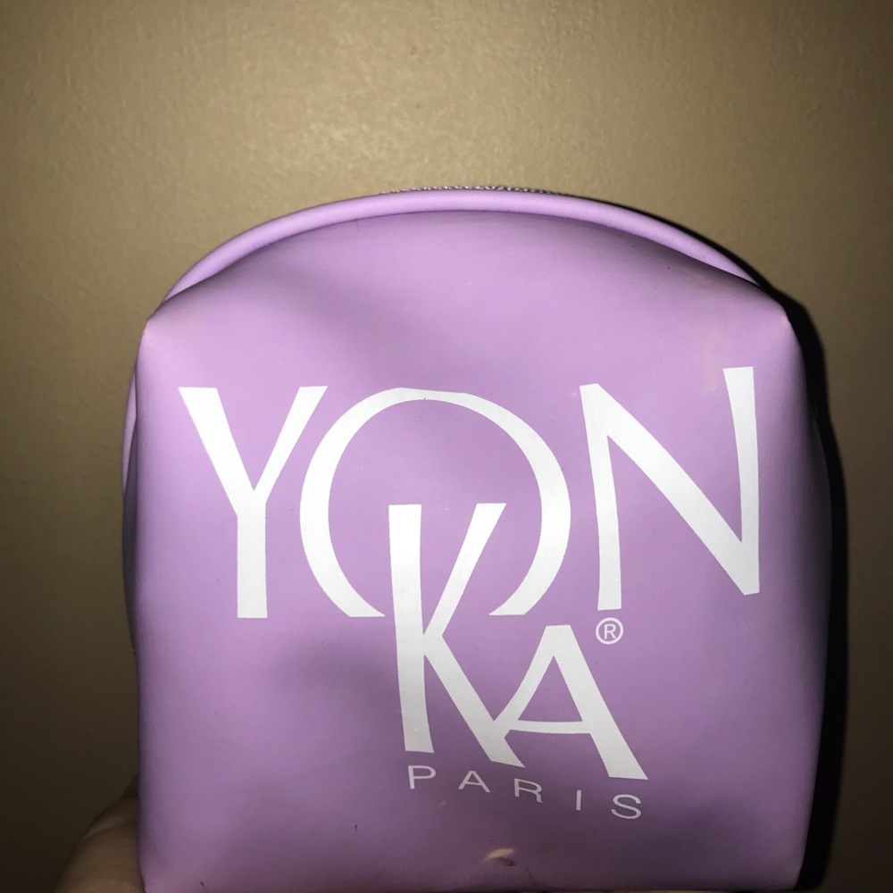 Purple Zip Makeup Bag with Gift Inside
