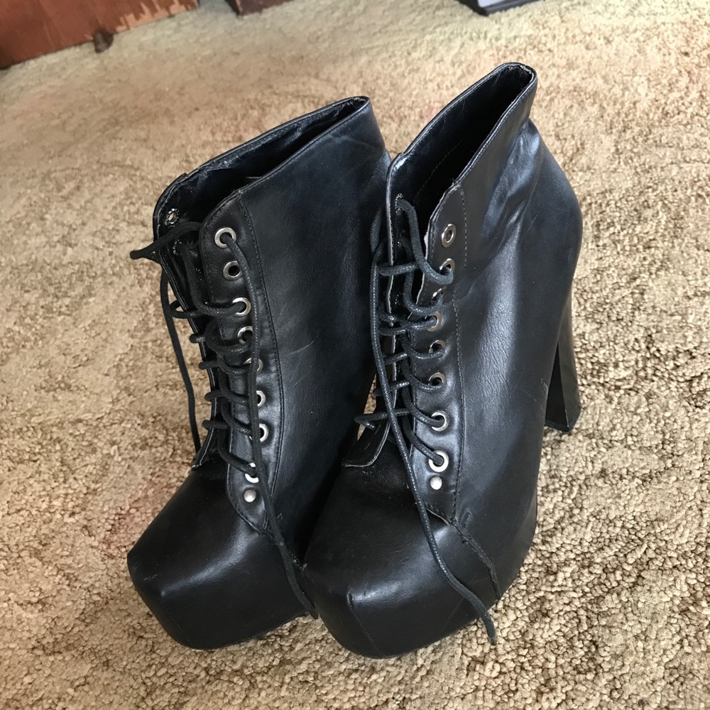 Black Platform Heels
