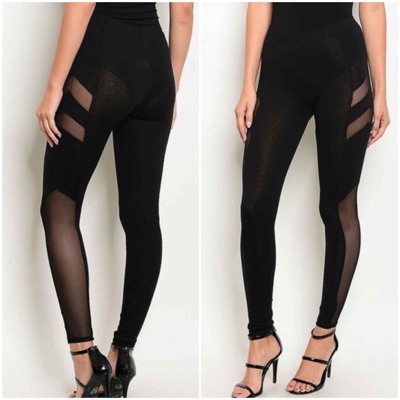 🎄SALE🎄Mesh Panel Leggings - Picture 2 of 2