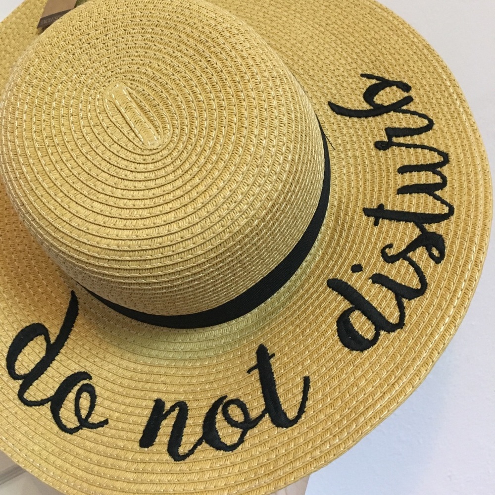NWT "do not disturb" hat!