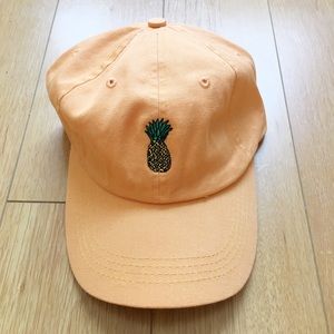 Orange Pineapple Baseball Cap Hat