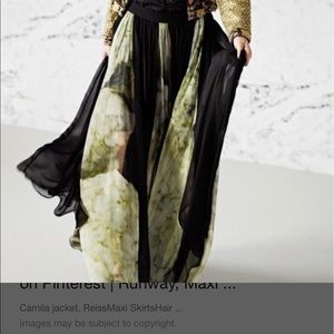 Reiss Aurelia maxi skirt