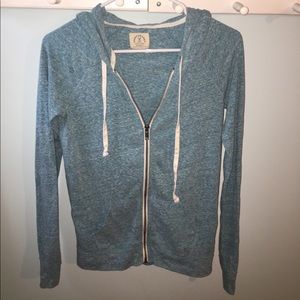 A.E. Turquoise Zip Hoodie