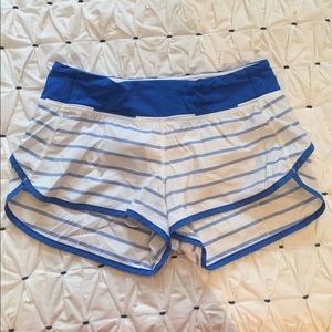 Lululemon speed shorts