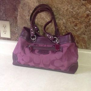 Authentic coach purse