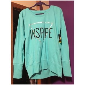New light blue xersion brand long sleeve shirt