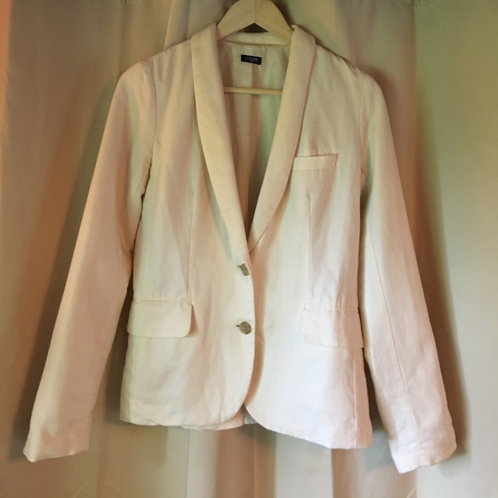 JCrew linen blazer