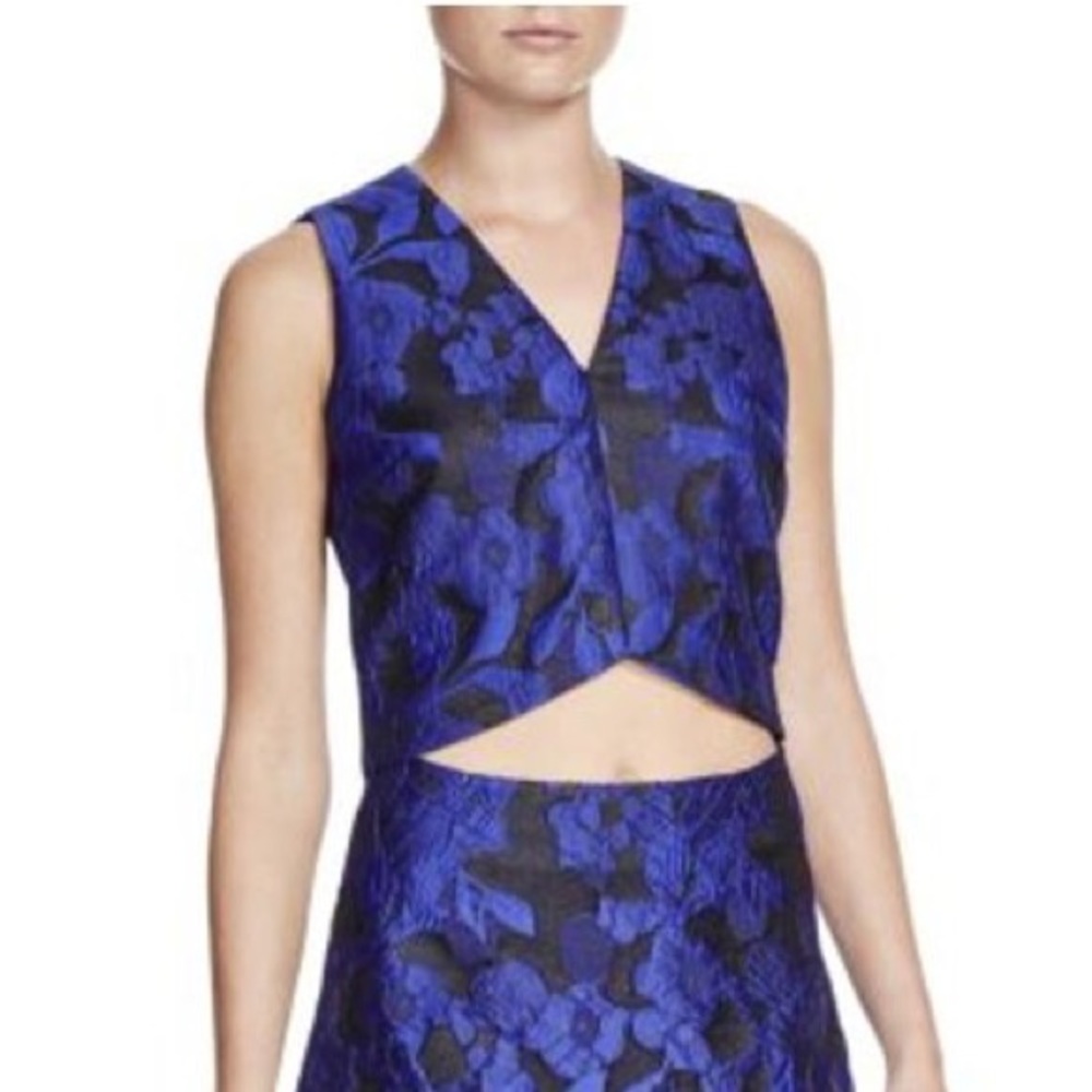 Lucy Paris v-neck crop top size xs