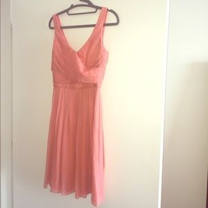 Once worn salmon colored Jcrew dress