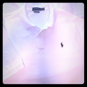 White XXL Polo RL shirt.
