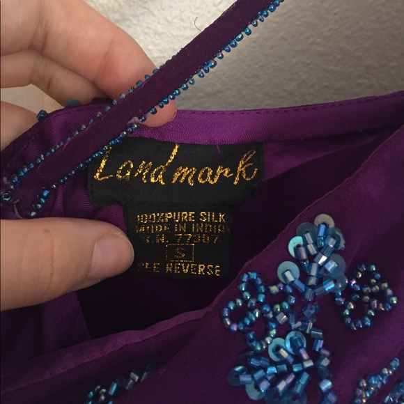 Unique purple and blue sequenced prom dress! - Picture 8 of 8