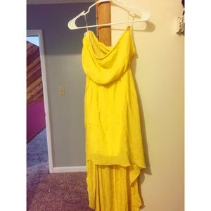 Summer dress with an open back