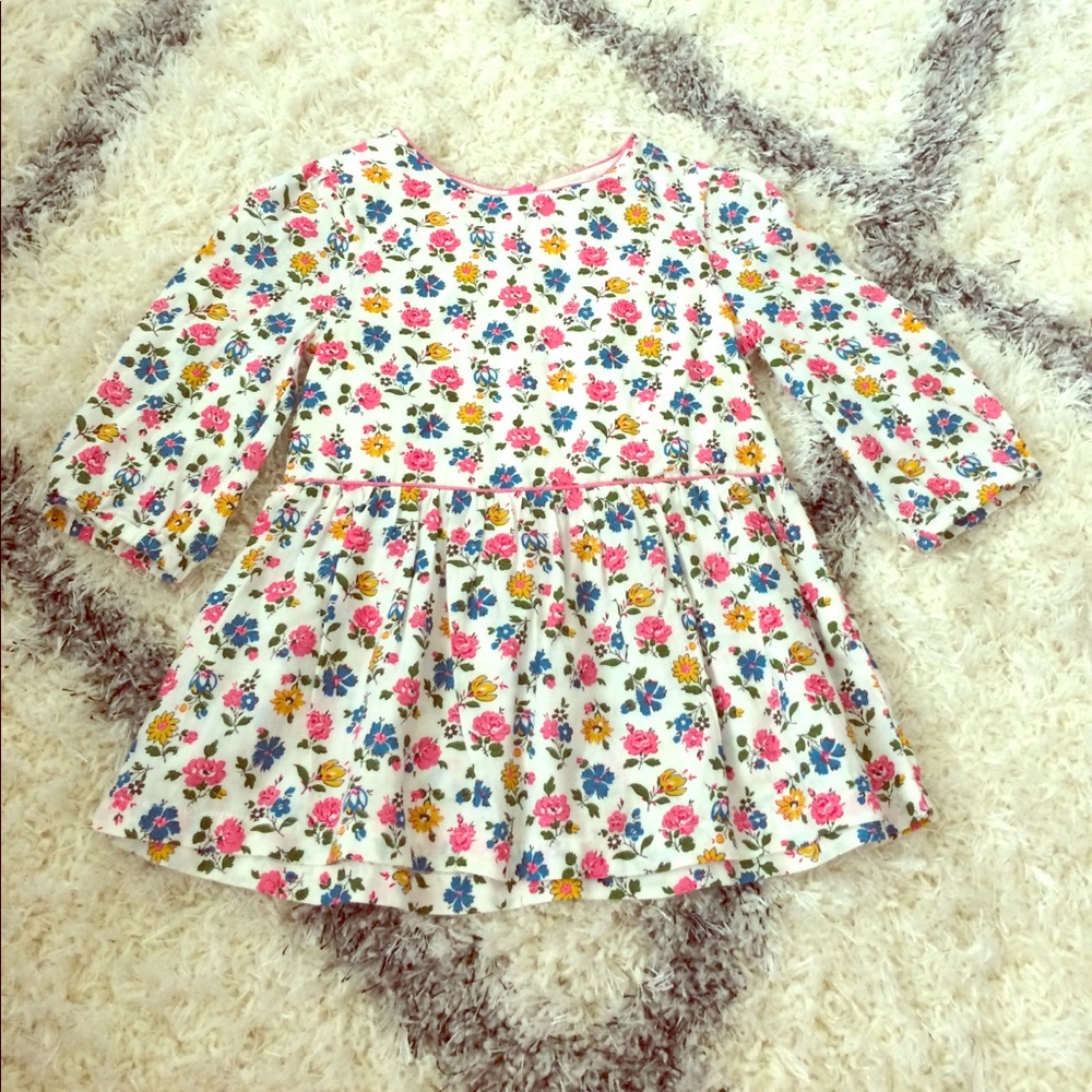 Mini Boden Girls 4-5 3/4 sleeve shirt