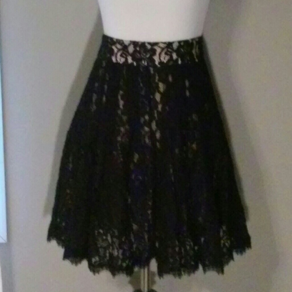 Beautiful Black Lace Skirt