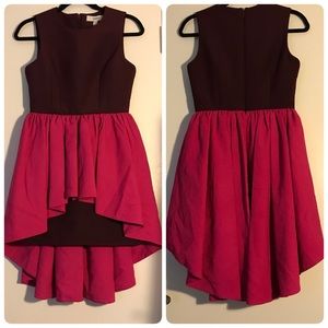 NWOT C/MEO high low dress Small