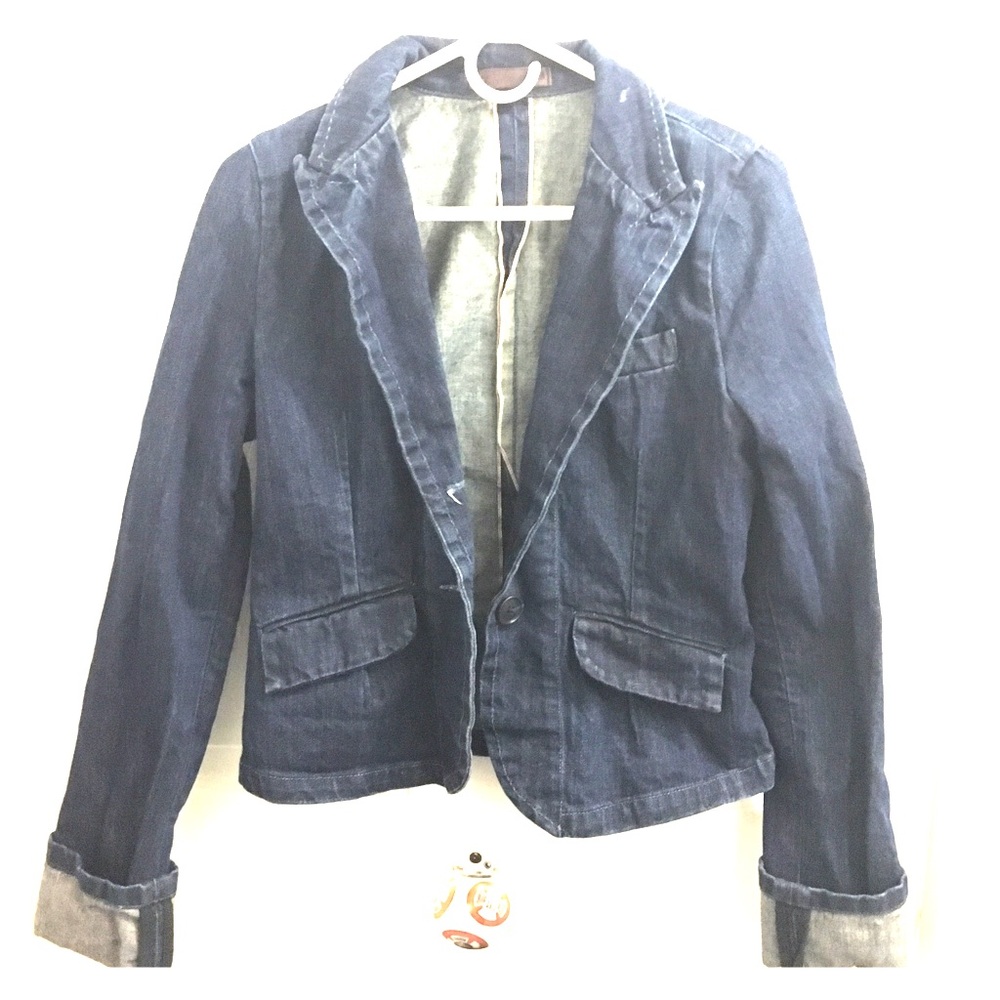 LUCKY BRAND denim blazer