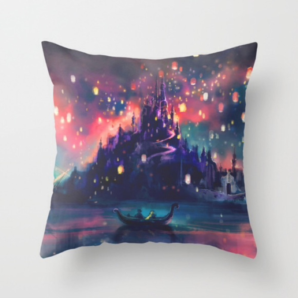 Dream Castle Throw Pillow