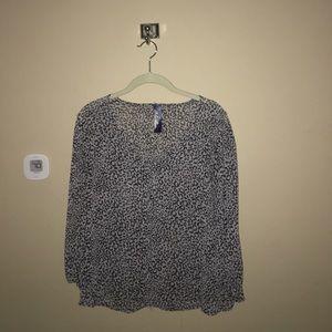 Cheetah Print Blouse