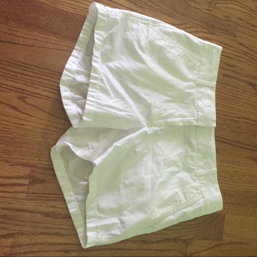 J Crew White 100% Cotton Shorts