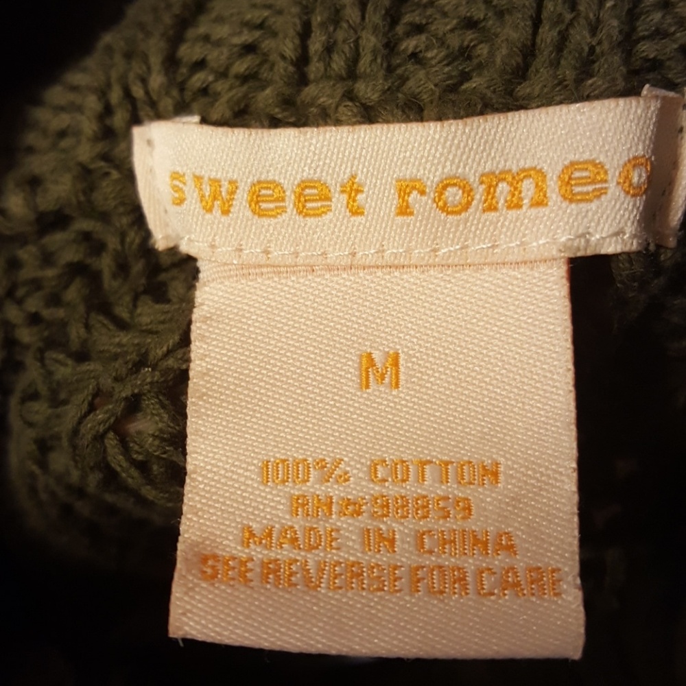 Forest Green Button Down Sweater - image 3