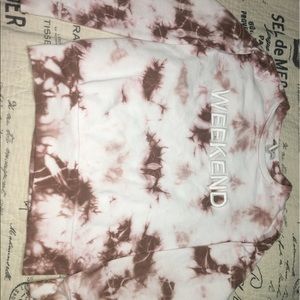 Cute sweatshirt pink/brown