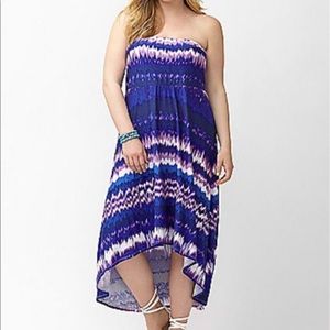Lane Bryant strapless dress