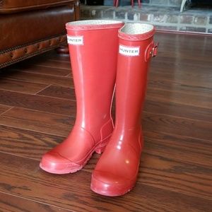 KIDS Red HUNTER boots