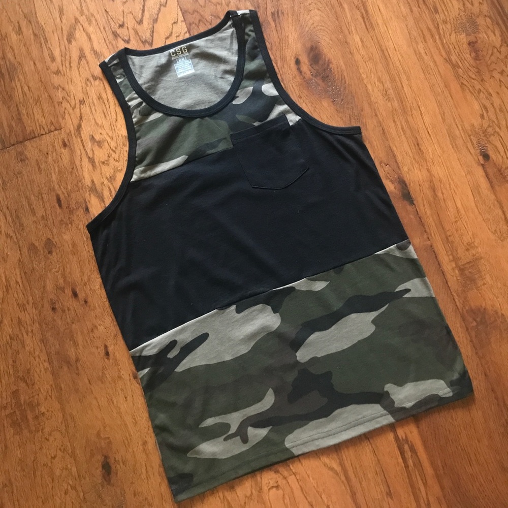 Champs Unisex Fatigue Pocket Tank Top