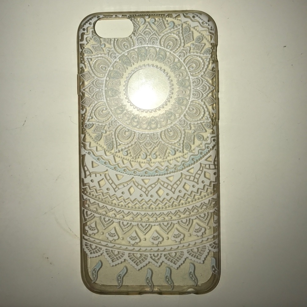 IPHONE 6 CLEAR PATTERNED CASE