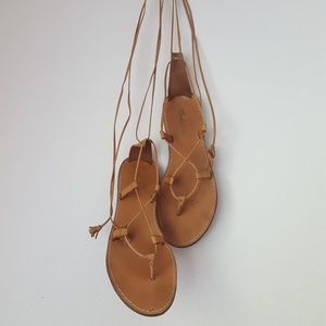 Madewell Boardwalk Lace-up Sandal