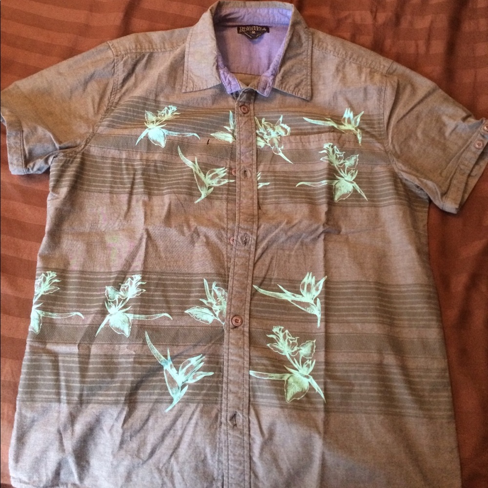 New Grey Hawaiian Shirt