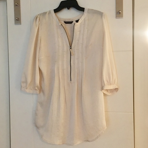 White zip up tunic - Picture 2 of 5