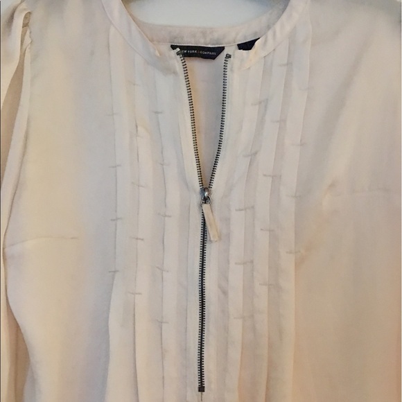 White zip up tunic - Picture 3 of 5