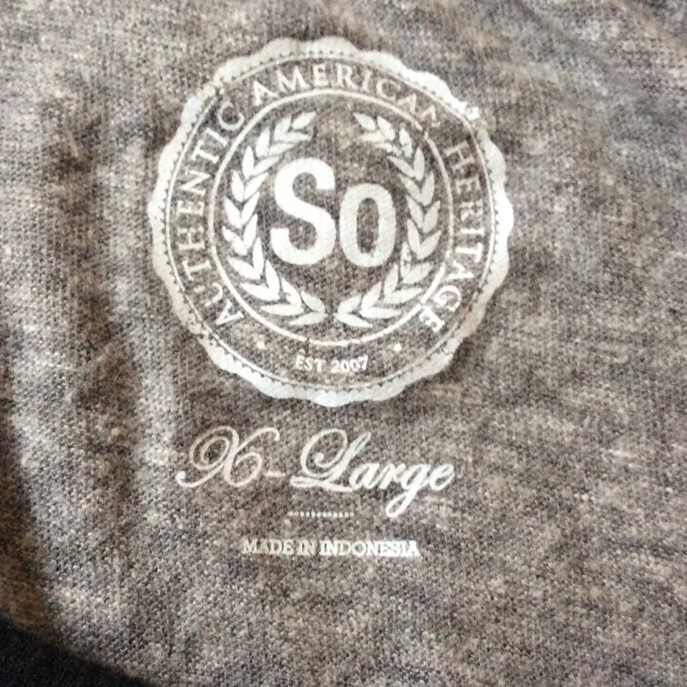GRAY BASEBALL TEE - Picture 2 of 3