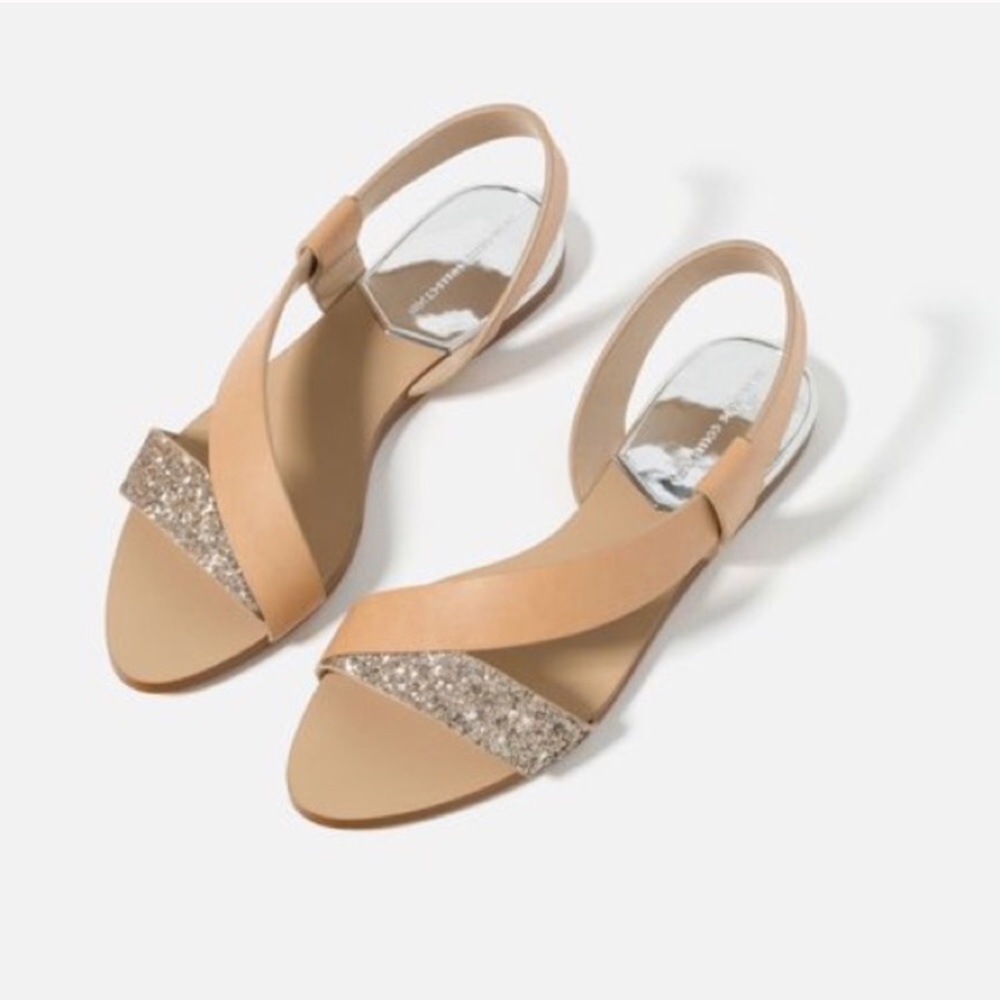 Zara Sparkly flats