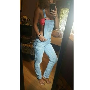 Jean overall pants