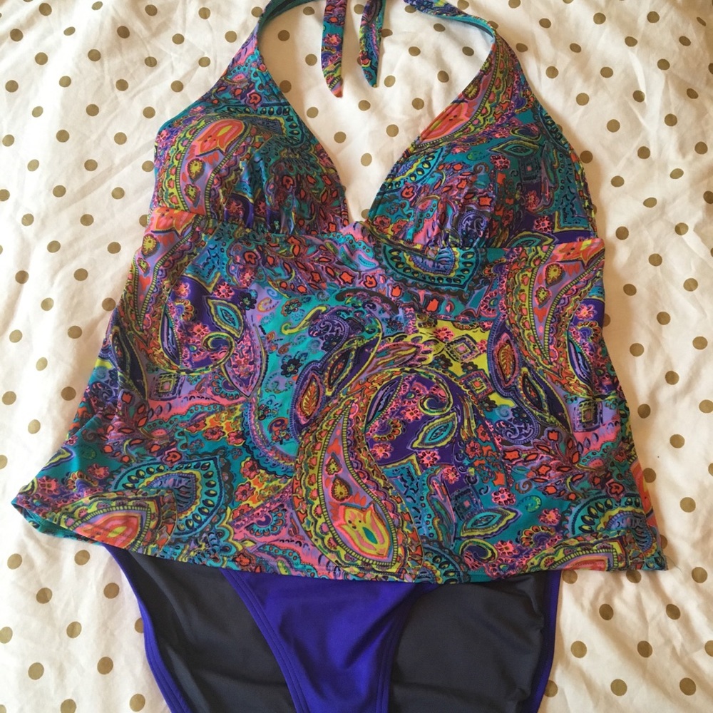Victoria's Secret Swim Paisley Tankini Top