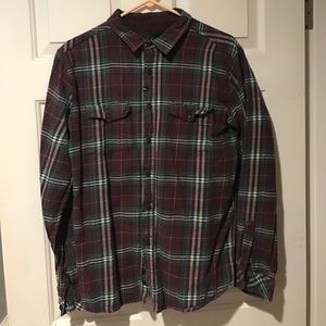 Men's Large button down flannel shirt