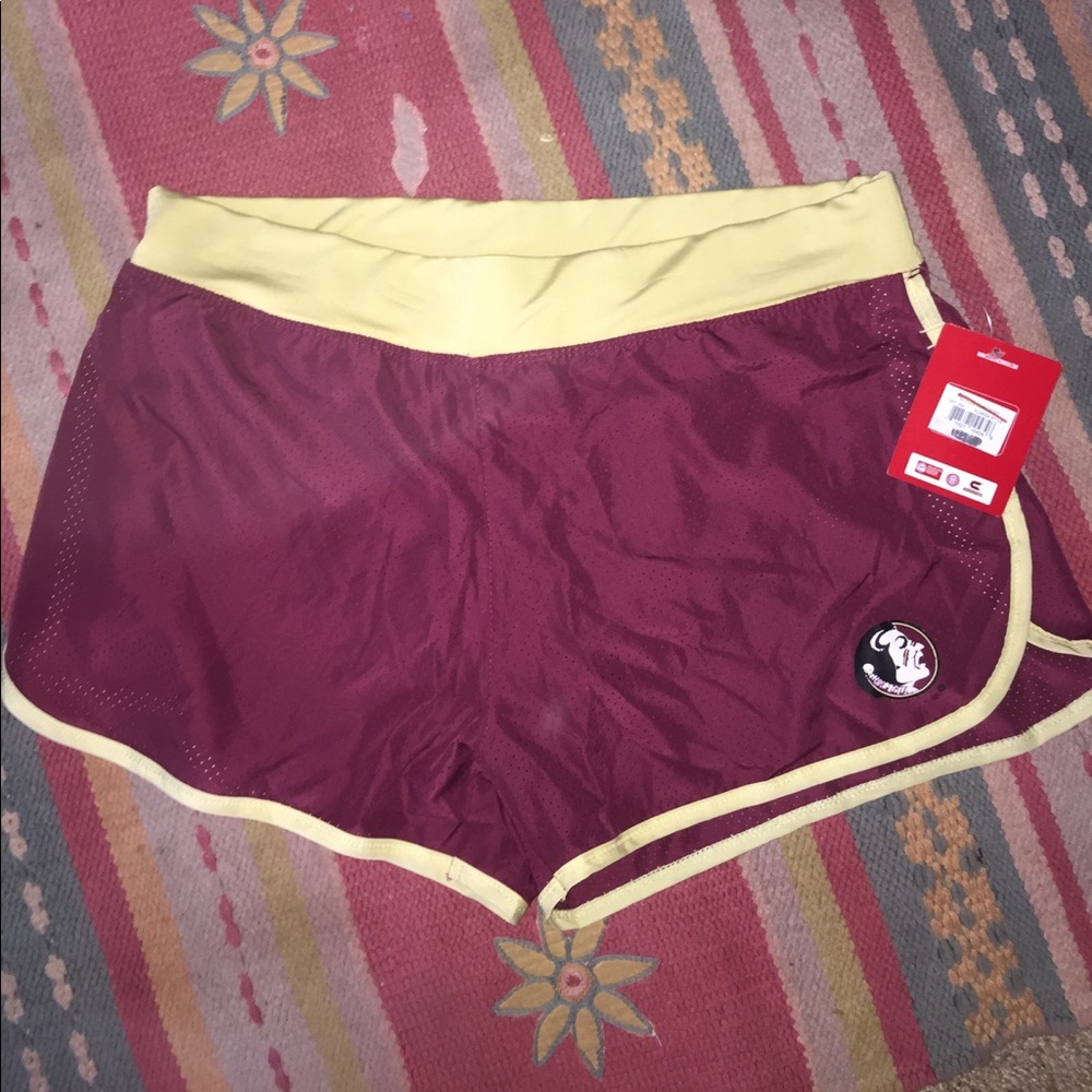 FSU stretchy athletic shorts